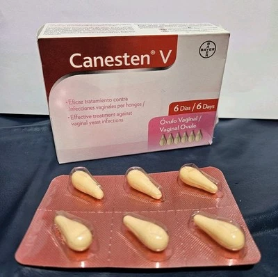 Canesten V 6 Ovulos Ovules Vaginal Infect Antifungal Treatment FREE SHIPPING! - Image 1 of 3