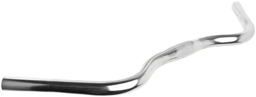 Velo Orange Postino Handlebar 45 Bend, Aluminum, 570mm, Zero Rise, Silver - Image 1 of 1