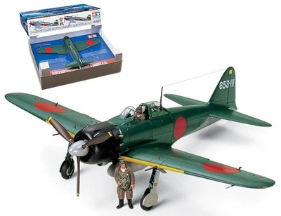 Mitsubishi A6m5 Zero Fighter Model 52 Zeke 1:32 Plastic Model Kit TAMIYA - Immagine 1 di 4