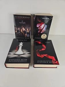 The Twilight Saga Series Stephenie Meyer 4 Book 2Hardcover 2 Softcover - Imagen 1 de 9