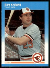 1987 Fleer Update Glossy Ray Knight Baltimore Orioles #U-58