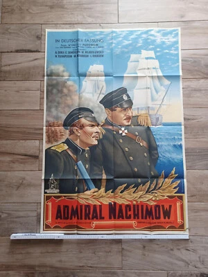 Orig. Filmposter Admiral Nachimow - 1946 Sovexportfilm - 101x69cm - Bild 1 von 4