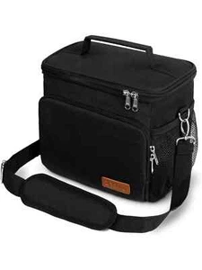 Insulated Lunch Bag - Reusable, Leak - proof, with Strap, for Office/Picnic - Picture 1 of 33