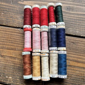 Lot of 15 Mettler Sewing Thread Used & New - Picture 1 of 4