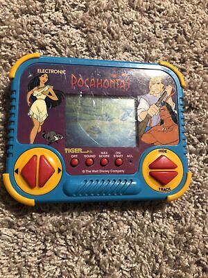 Disney Pocahontas Handheld LCD Tiger Electronics 1995 Electronic Game Works Nice