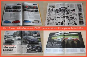 Ford Focus 1.0 EcoBoost mit 100PS Literaturpaket - 4 komplette Zeitschriften - Bild 1 von 1