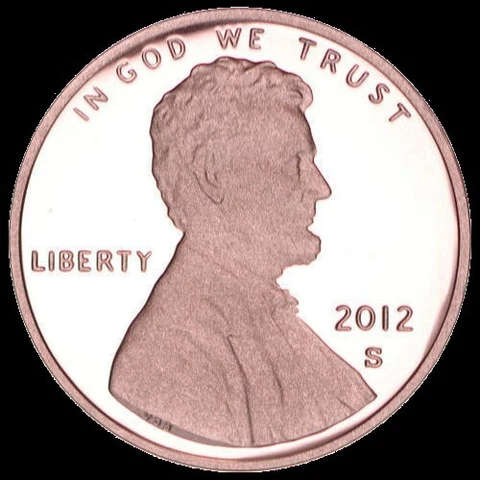 2012 S Lincoln Shield Cent Gem Deep Cameo PROOF Penny US Mint Coin Beautiful! Cover