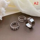 Fashion Butterfly Metal Punk Rings Set For Women Teen Jewelry Gifts