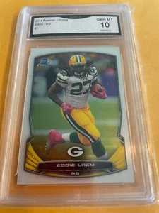 EDDIE LACY PACKERS 2014 BOWMAN CROMO # 1 GRADO 10 L@@K - Foto 1 di 2