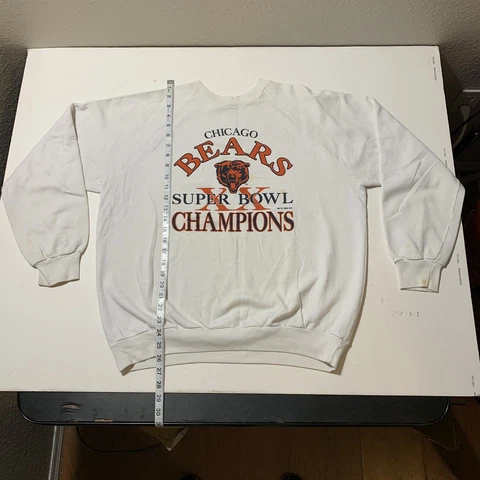Vintage Chicago Bears Sweatshirt Super Bowl XX   Ditka Crewneck NFL XL 1985 Cover