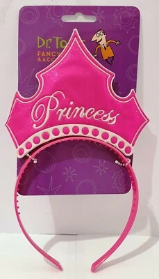 Dr. Tom FANCY DRESS Girl Pink PRINCESS HEADBAND  Birthday Party / Halloween  - Image 1 of 4