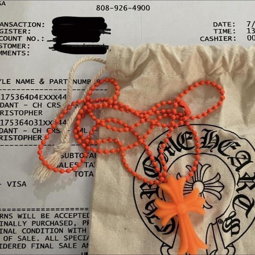 CHROME HEARTS Cromati Cuori Aoyama Collana 20° Anniversario