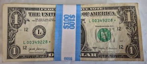 Correa de un dólar de 100 billetes A Star 2017 de $1 - Imagen 1 de 2