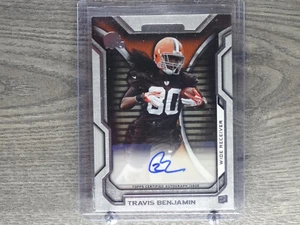 2012 Topps Strata Rookie Autographs #RATB Travis Benjamin - Picture 1 of 2