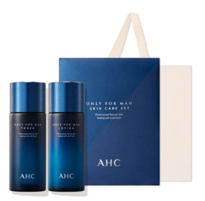 AHC Only For Man Toner & Lotion Whitening + Anti-Aging Gift Set Korean Beauty - Image 1 of 4