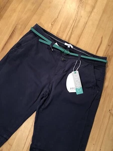 Neu Esprit Baumwoll Stretch Chino Hose 100% Organic Mit Gürtel Gr.38 - Bild 1 von 5