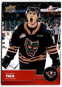 2021-22 UD CHL EXCLUSIVES OLIVER TULK /100 - #80