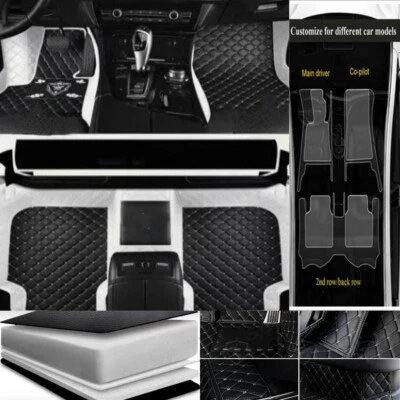 For Volkswagen Arteon Beetle CC Eos Golf City Car Floor Mats Auto Liner Carpets - Image 1 of 4