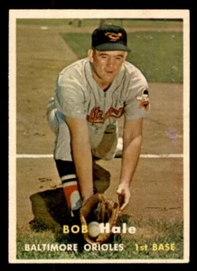 1957 Topps Baseball #406 Bob Hale VG/EX - Picture 1 of 2