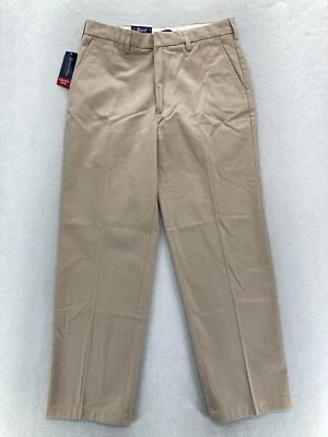 G.H. Bass & Co Premium Chino Pants Mens 30x30 Khaki Beige Flat Front Straight - Image 1 of 4