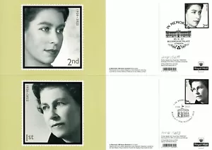 PHQ D35 (4) In Memoriam HM Queen Elizabeth II. Each with different Cancellation. - Picture 1 of 2