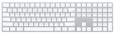 Apple A1843 Magic Wireless Keyboard with Numeric Keypad  Silver - BRAND NEW* - Image 1 of 3