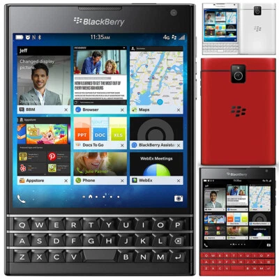 Blackberry Passport Q30 Original Unlocked BlackBerry-OS 4.5'' 32GB Mobile Phone - Image 1 of 4