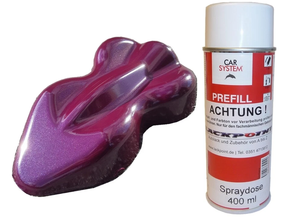 1x spray de color 400ml 1K pintura azul hielo Metálico brillo Lackpoint tuning