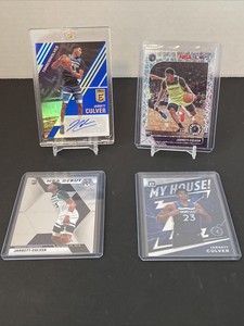 2021 Panini Donruss Elite Jarrett Culver Autograph And Rookie Card Lot