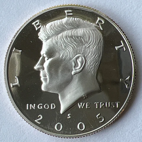 GEM PROOF 2005-S Kennedy Half Dollar Cameo San Francisco Mint -Buy More & Save! Cover
