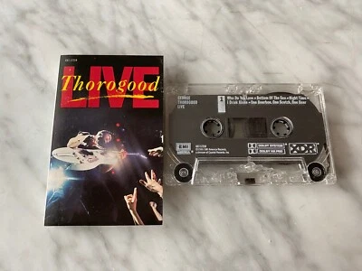 George Thorogood Live CASSETTE Tape 1986 EMI 4XT 17214 Bad To The Bone RARE! OOP - Image 1 of 3