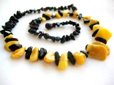 Collana di ambra baltica naturale - Immagine 1 di 4