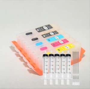 5 Empty refillable Ink kit for Canon PGI-270 CLI-271 Cartridge Printer - Picture 1 of 5