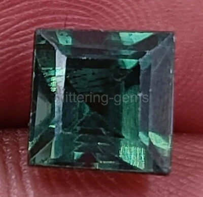 IGL Certified 4-5 Carat Natural Green Alexandrite Princess Cut Gemstone 5SDI - Image 1 of 4