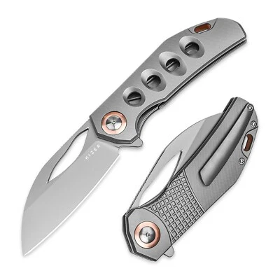 Kizer Hawk овечья лапка складной карманный нож M390/S45VN лезвие титановая ручка - Изображение 1 из 4