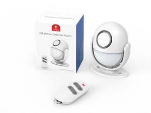 Self Alarm Motion Sensor with remote control unit - UK Stock - Picture 1 of 8