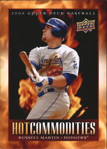 2008 Upper Deck Hot Commodities Dodgers Baseball Card #HC47 Russell Martin