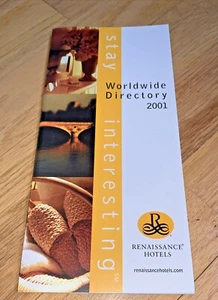 2001 RENAISSANCE HOTELS & RESORTS - Hotel Travel Directory / MARRIOTT - Picture 1 of 9