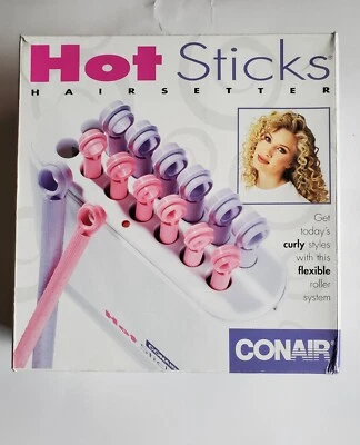 Conair Hot Sticks Hairsetter 14 гибкие ролики бигуди HS18R розовый фиолетовый работает - Изображение 1 из 4