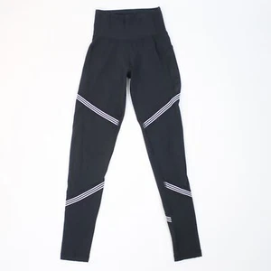 Leggings para mujer Adidas XS Climalite de cintura alta a rayas pierna - Imagen 1 de 4