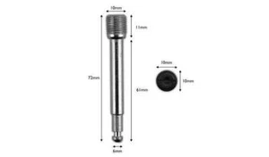 Rear Brake Pad Pins For Honda VTX 1800 C1 2005 SC46A - Picture 1 of 1