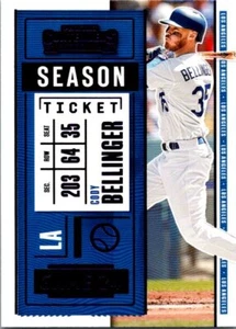 2020 Panini Contenders #66 Cody Bellinger Draft Ticket Purple #/99 - Bild 1 von 2