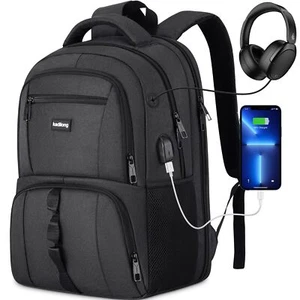 Laptop Backpack for Men WomenCollege School Bookbags Computer Bag Gift for Te... - Picture 1 of 7