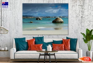 Rocks, Greens Pool Off the Coast of William Bay Canvas Print Unframed Home Decor - Picture 1 of 5