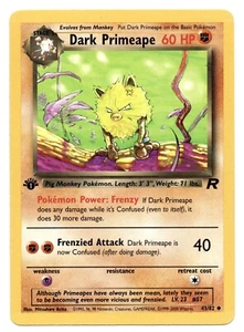Dark Primeape 43/82 Team Rocket Regular - Picture 1 of 2