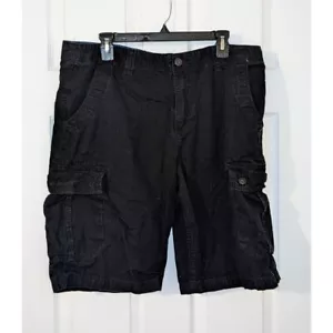 Urban Pipeline Cargo Shorts Classic Length Black Casual Mens Size 36 - Picture 1 of 4