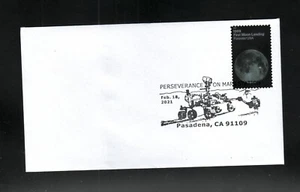 Stazione Perseverance on Mars--Annullamento manuale pittorico--2021 Pasadena, California - Foto 1 di 1