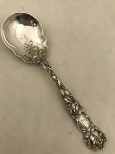 Bridal rose Sugar Spoon Sterling Silver Pristine  - Picture 1 of 8