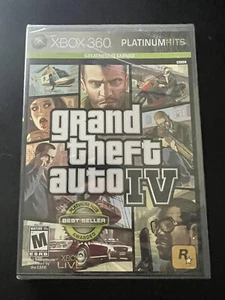 Grand Theft Auto IV -- Platinum Hits Edition (Xbox 360, 2009) NEW SEALED - Picture 1 of 2