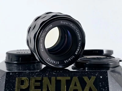 🌸[Near MINT+++] Pentax Super Multi Coated Takumar 55mm F1.8 MF Lens From Japan - Image 1 of 4